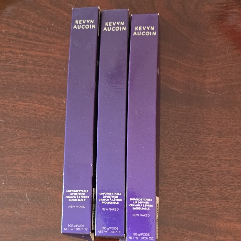 Set Of 3 Kevyn Aucoin New Naked Lip Liners